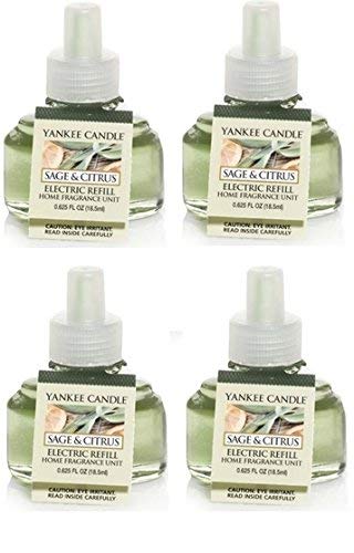 Yankee Candle Sage And Citrus Scentplug Refill 4 Pack