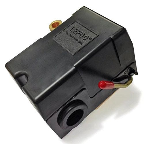 JahyShow Air Compressor Pressure Switch Control 90-125 psi, Heavy Duty Single Port, 26A Replacement Part