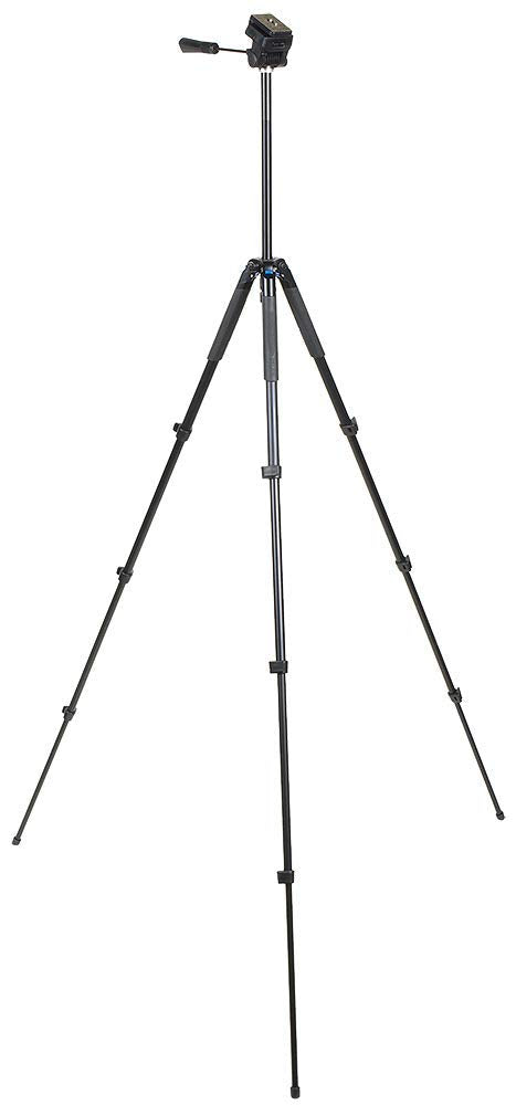 Slik Video Sprint Iii Travel Tripod W/Sprint Video Head For Mirrorless/Dslr Sony Nikon Canon Fuji Cameras And More   Black (617 521)
