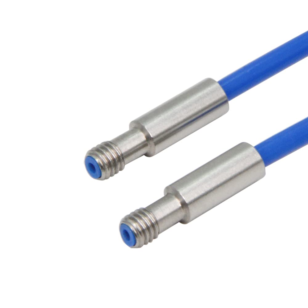 Befenybay 10Pcs Stainless Steel M6 Thread Heatbreak Throat For Ender 3 Series,Cr10 Series 3D Printer (Stainless Steel)