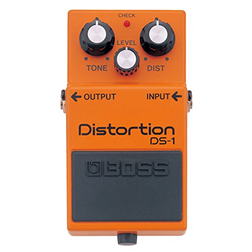 Boss Ds 1 Distortion Bundle With Power Supply, Instrument Cable, Patch Cable, Picks, And Austin Bazaar Polishing Cloth