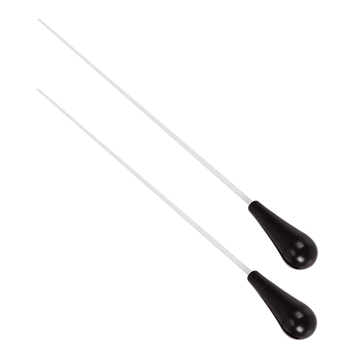 Jiayouy 15 Inch Music Baton Orchestra Baton Abs Handle Music Conducting Baton Pack Of 2 Black