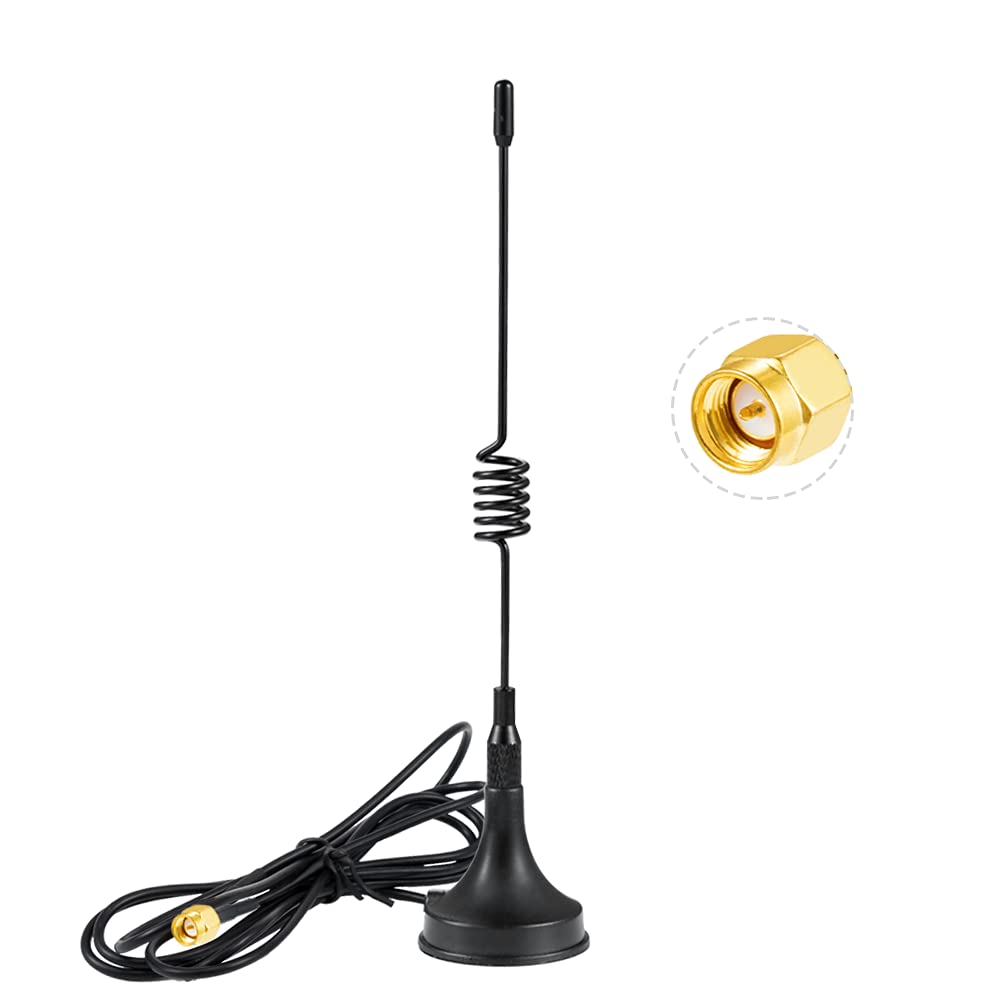 Pobady 433 Mhz Antenna 3Dbi Sma Male Adapter 3M Rg174 Cable Magnetic Base Omni Direction For Raspberry Pi Nfc Gsm Ism Cul Usb Cc