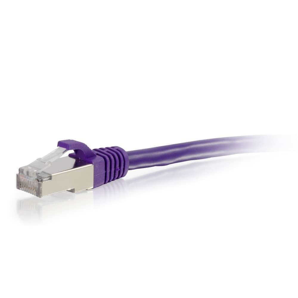 Legrand   C2G Cat6 Ethernet Cable, Snagless Shielded Cat6A Patch Cable, Purple Network Patch Cable, 25 Foot Snagless Stp Etherne