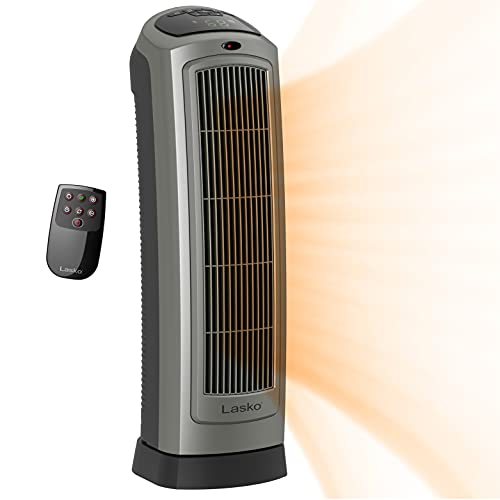 Lasko 5538 Ceramic Tower Heater With Remote Control