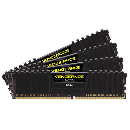 Corsair Vengeance Lpx 32Gb (4X8Gb) Ddr4 3600 (Pc4-28800) C18 1.35V Desktop Memory - Black