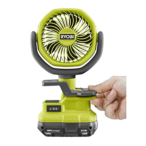 Birsppy Ryobi 18V One+ Cordless 4 In Clamp Fan (Tool Only)