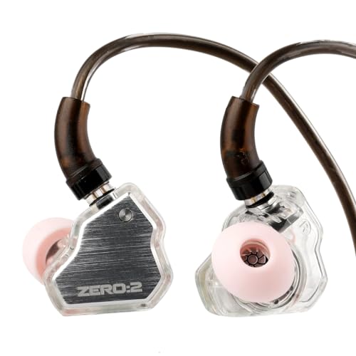 Concept Kart 7Hz X Crinacle Zero 2 In Ear Monitor, Updated 10Mm Dynamic Driver Iem, Wired Earbuds Earphones, Gaming Earbuds, Wit