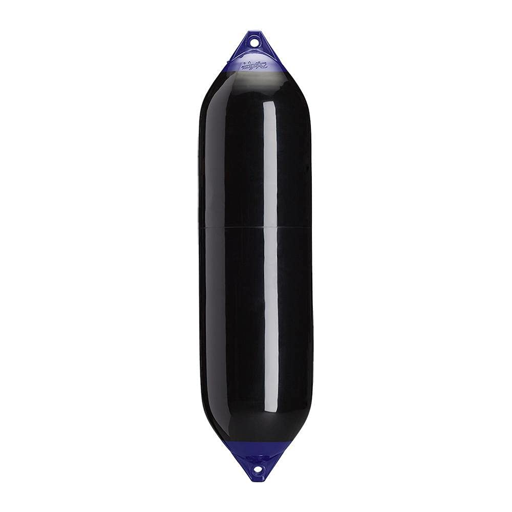 Polyform F-8 Twin Eye Fender 15'' X 58'' - Black,WBAUVB08X4WS1F8