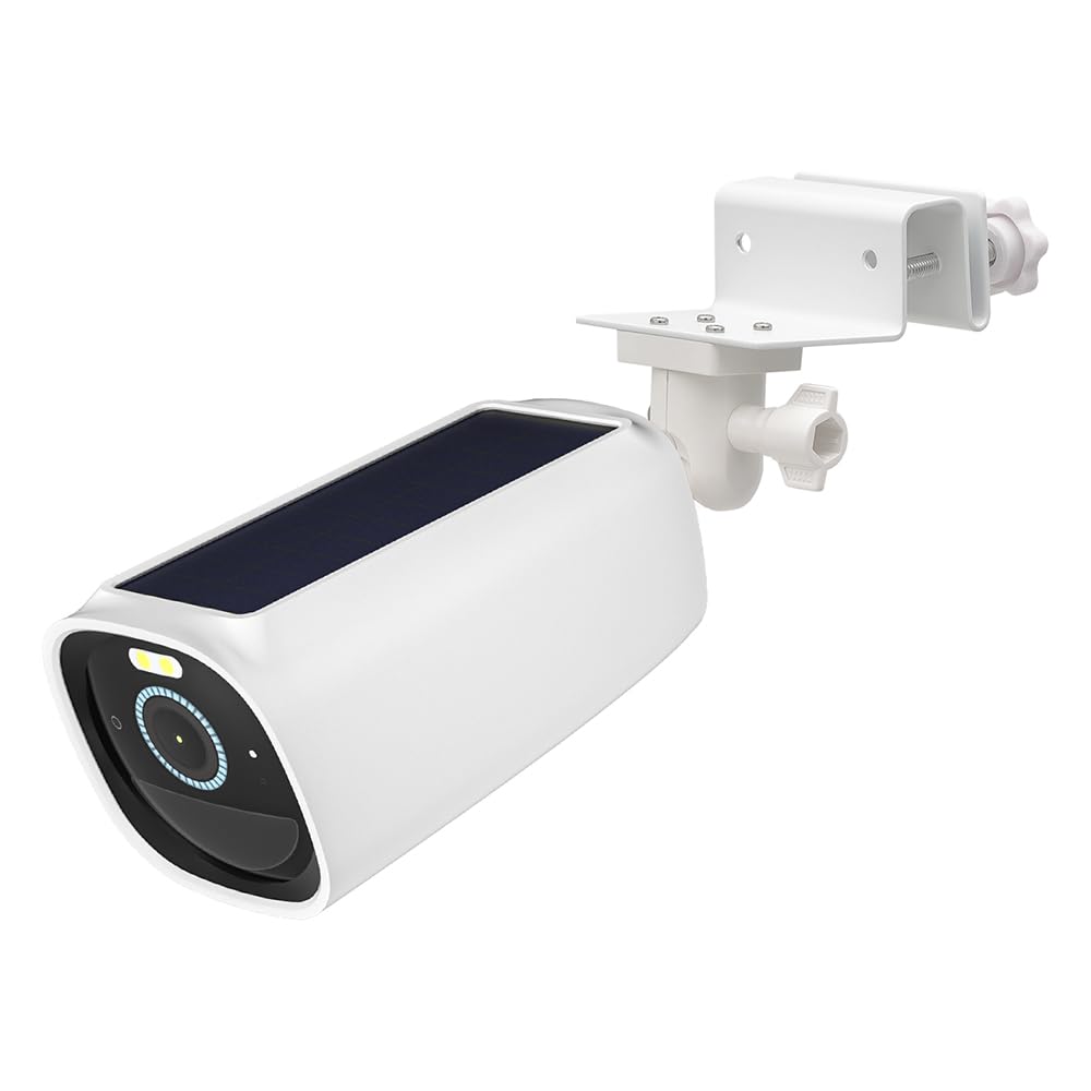 Holicfun Gutter Mount With Silicone Skin Kit For Eufycam 3   White