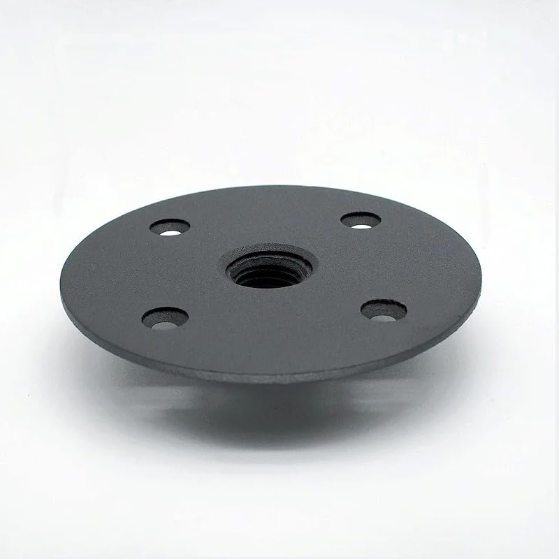 Kroywachs 1Pc Loud Speaker Box Accessories With Top Hat, Dj Speaker Mounting Flange 118Mm M20 Thread Top Hat Steel For Subwoofer