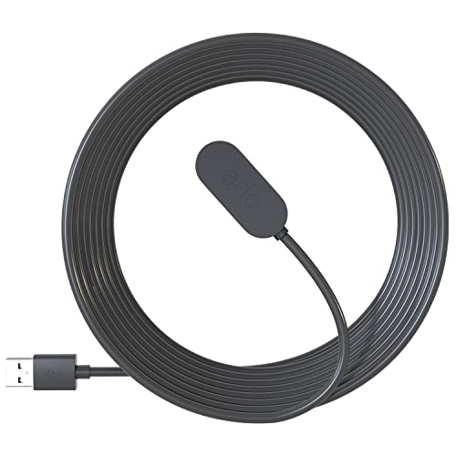 Arlo Certified Accessory - Indoor Magnetic Charging Cable - 8 Ft, Compatible With Arlo Ultra, Ultra 2, Pro 3, Pro 4 And Pro 3 Fl