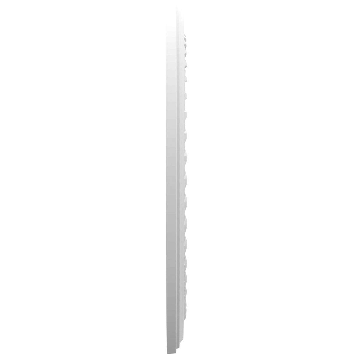 Ekena Millwork Cmp22Co Cole Thermoformed Pvc Ceiling Medallion (Fits Canopies Up To 6''), 22''Od X 3 1/2''Id X 1''P