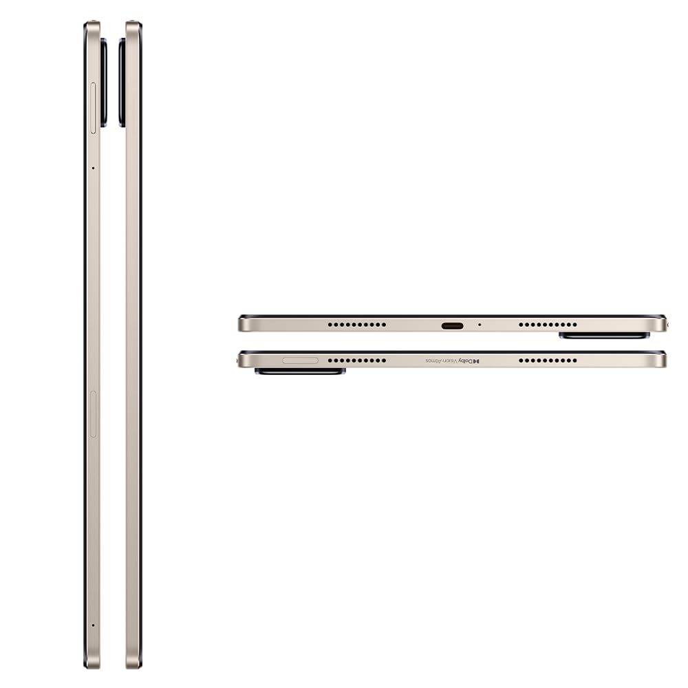 Xiaomi Pad 6 Wifi Version 11 Inches 144Hz 8840Mah Bluetooth 5.2 Four Speakers Dolby Atmos 13 Mp Camera + Fast Car 51W Charger Bundle (Gold, 256Gb + 8Gb)