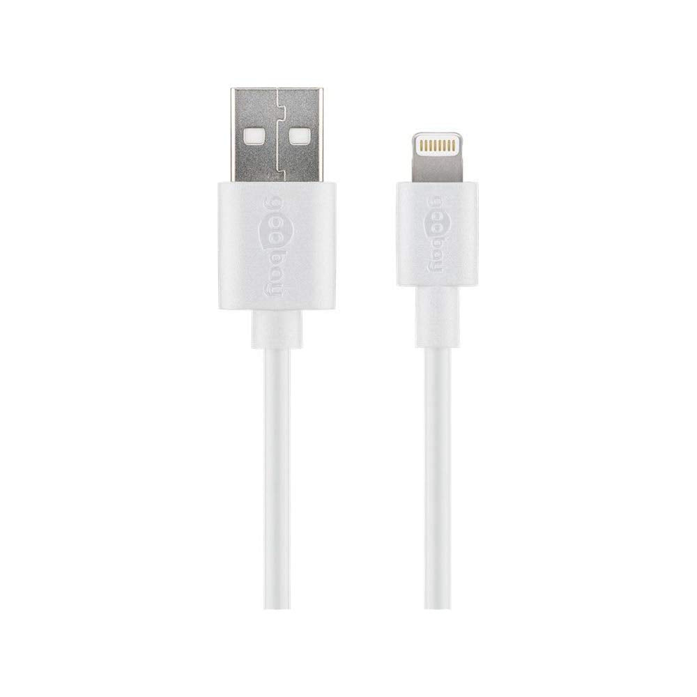 Goobay 72907 2 m Lightning Charging Cable for Apple iPhone / iPad White
