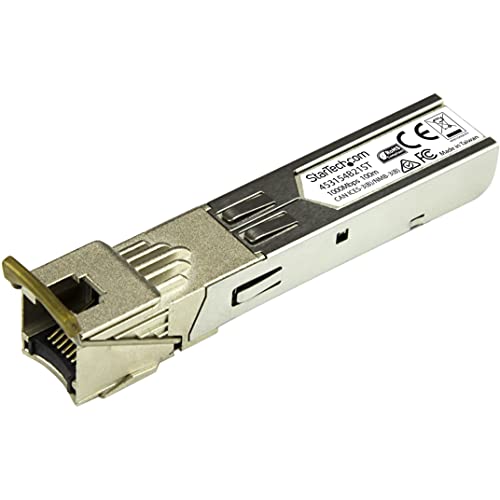 Startech.Com Hpe 453154 B21 Compatible Sfp Module   1000Base T   Sfp To Rj45 Cat6/Cat5E   1Ge Gigabit Ethernet Sfp   Rj 45 100M 