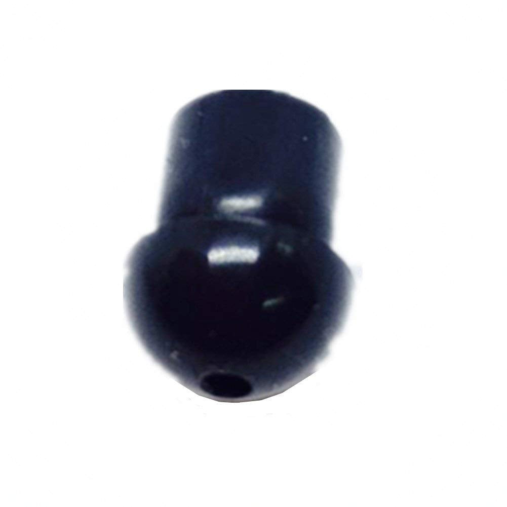 Lsgoodcare Black Silicone Rubber Replacement Mushroom Eartips Earbud Compatible With Motorola Kenwood Icom Yaesu Baofeng Hyt Mid