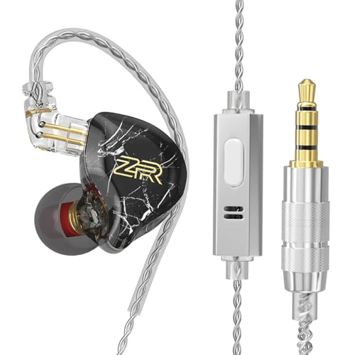 Nd Audio Zr Wired Iem Earphone  10Mm Dynamic Driver In Ear Monitor Powerful Bass, LiveStage Sound Effects, Hd Microphone, Nois