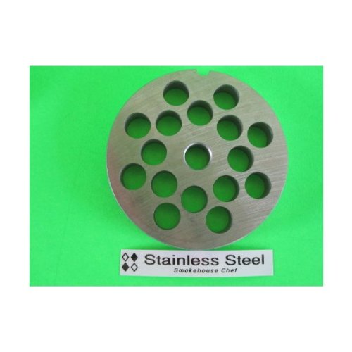 #22 X 1/2'' Stainless Steel Meat Grinder Plate Disc For Hobart Lem Cabelas Universal Mtn & Others