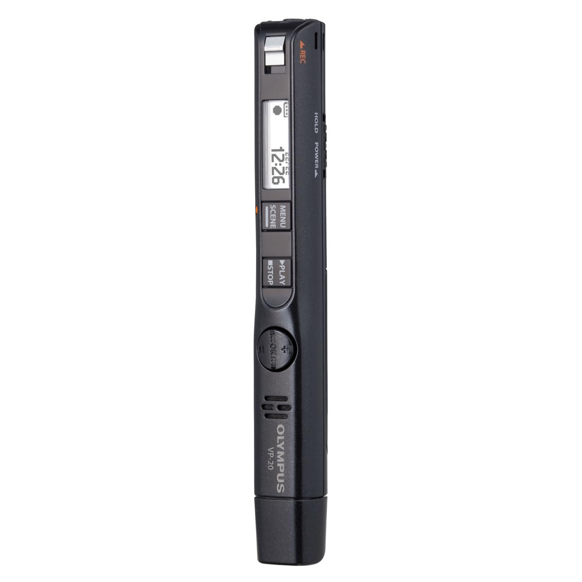 Om System Olympus Vp 20 Digital Voice Recorder With Stereo Microphones, Noise Canceling, Built In Direct Usb.