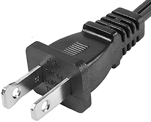 Toptekits 2 Pack Polarized Usa Outlet Saver Power Extension Cord Cable 125V 10A 2 Prong 2 Outlets For Nema 5 15P To Nema 5 15R (