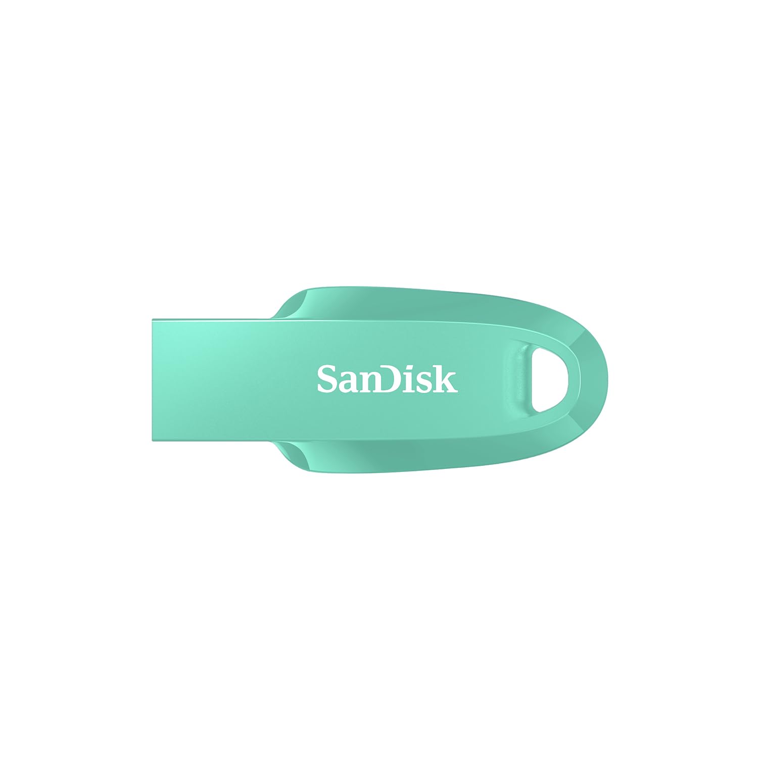 Sandisk Ultra Curve 256Gb, Usb 3.2, Flash Drive, 100Mb/S R, Pendrive, Green (Sdcz550256GI35G)
