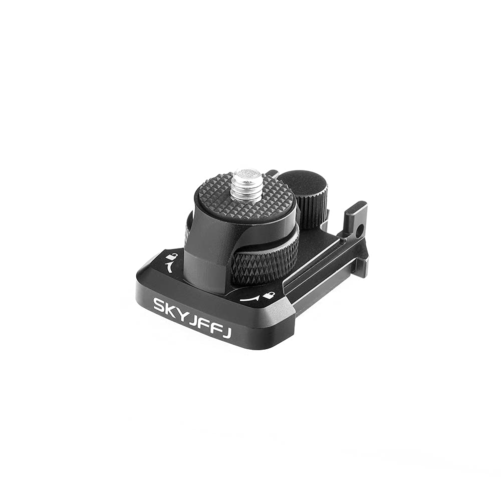 Skyjffj Gopro Swivel Mount 360 1/4 20 For Gopro Hero 8/9/10/11/12, Max,Akaso, Sjcam, Xiaomi Yi Action Cameras