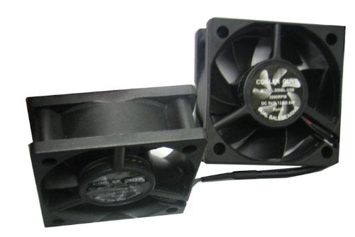 Coolerguys Dual 50X50X20Mm Component Cooling Fans With Usb Connection