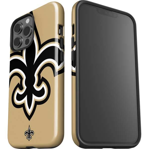 Skinit Impact Phone Case Compatible With Iphone 14 Pro Max   Officially Licensed Nfl New Orleans Saints Large Logo Design