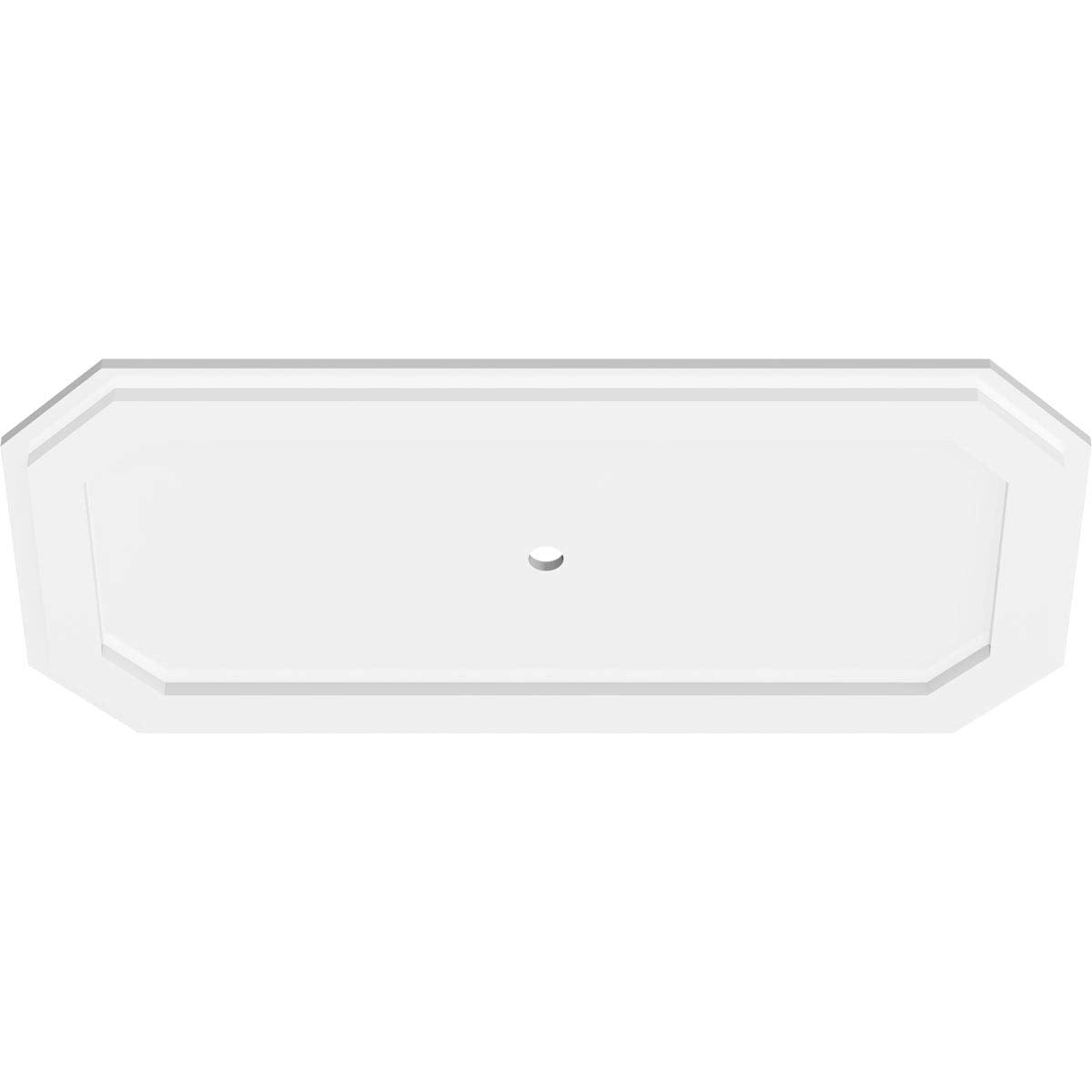 Ekena Millwork Cmp30X15Ed 01000 Emerald Architectural Grade Pvc Contemporary Urethane Ceiling Medallions 30''W X 15''H X 1''Id X