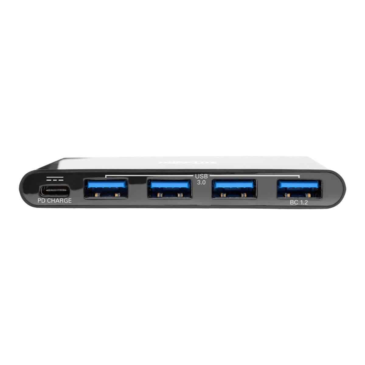 Tripp Lite Usb C Hub Adapter Converter Portable W 4X Usb-A & Usb Type C Pd Charging Thunderbolt 3 Usb-C Black (U460-004-4Ab-C)