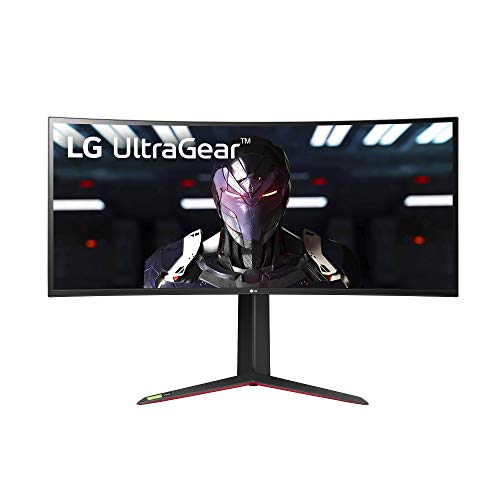 Lg 34Gp83A B 34 Inch 21: 9 Ultragear Curved Qhd (3440 X 1440) 1Ms Nano Ips Gaming Monitor With 160Hz And G Sync Compatibility   