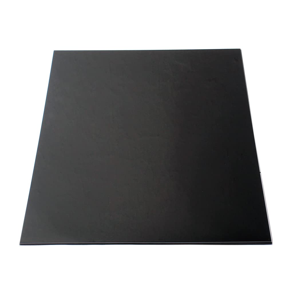 Ogdni 3 Ply Blank Guitar Pickguard Material Scratch Plate Sheet 29 * 44Cm,Black