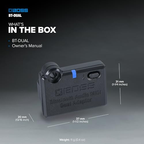 Boss Bt Dual Bluetooth Audio Midi Dual Adapter