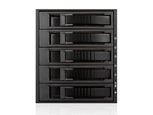 Istarusa Group 3X5.25 To 5X3.5 Hotswap Sas/Sata 6.0 Gb/S Black (Bpu 350Sata Black)