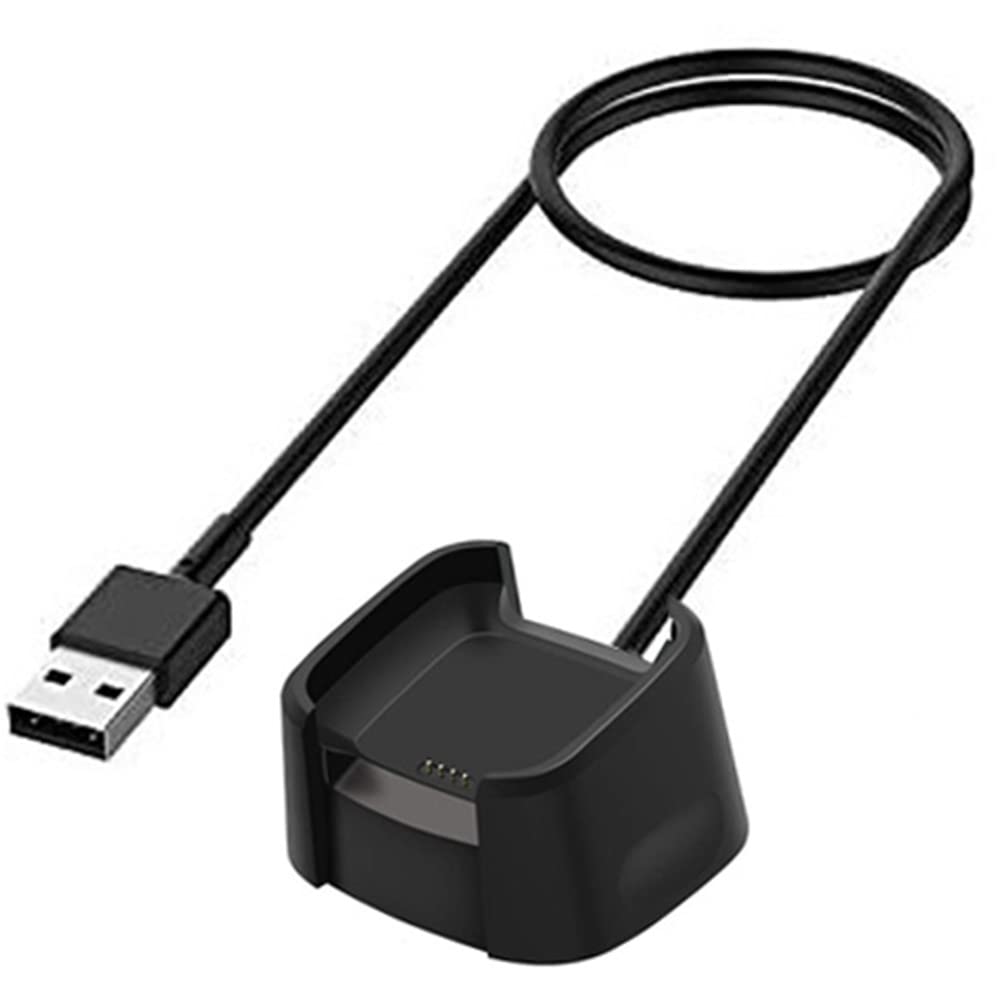 Charger For Fitbit Versa (Not For Versa 2/3), Replacement Usb Charging Dock Cable Cord For Fitbit Smart Watch (3.3Ft/1M)