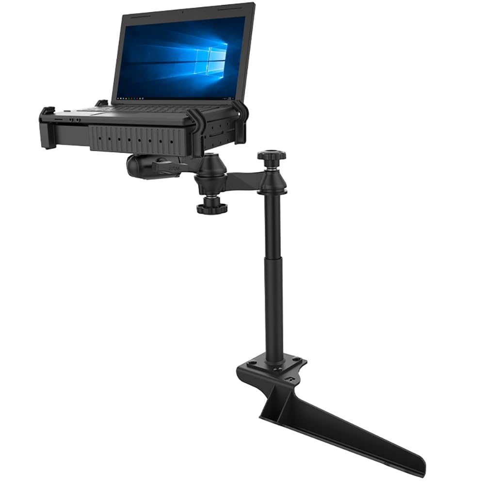 RAM Mounts RAMVB185SW1 NoDrill Laptop Mount for 9716 Ford F250  F750 + More Compatible with 10 to 16 Wide Laptops