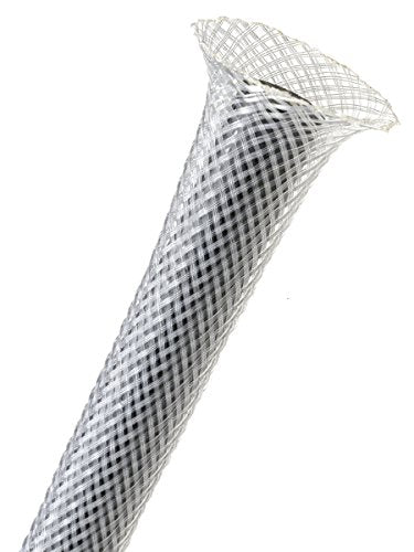 3/4 PET Expandable Braided Sleeving - Color: Clear - Length: 75FT