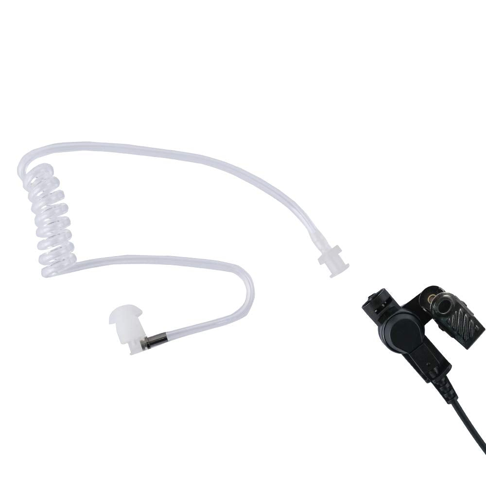 Klykon 2 Wire Surveillance Security Acoustic Tube Eeapiece Headset With Ptt Mic For Motorola Xpr3300E Xpr3500 Xpr3500E Xpr3000 X