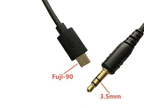 Gfshop 3.5Mm Off Camera Shutter Connecting Cable Cord 3.5Mm Fuji/Rr90 Connecting Plug For Fuji Cameras With Pixel Shutter Remote