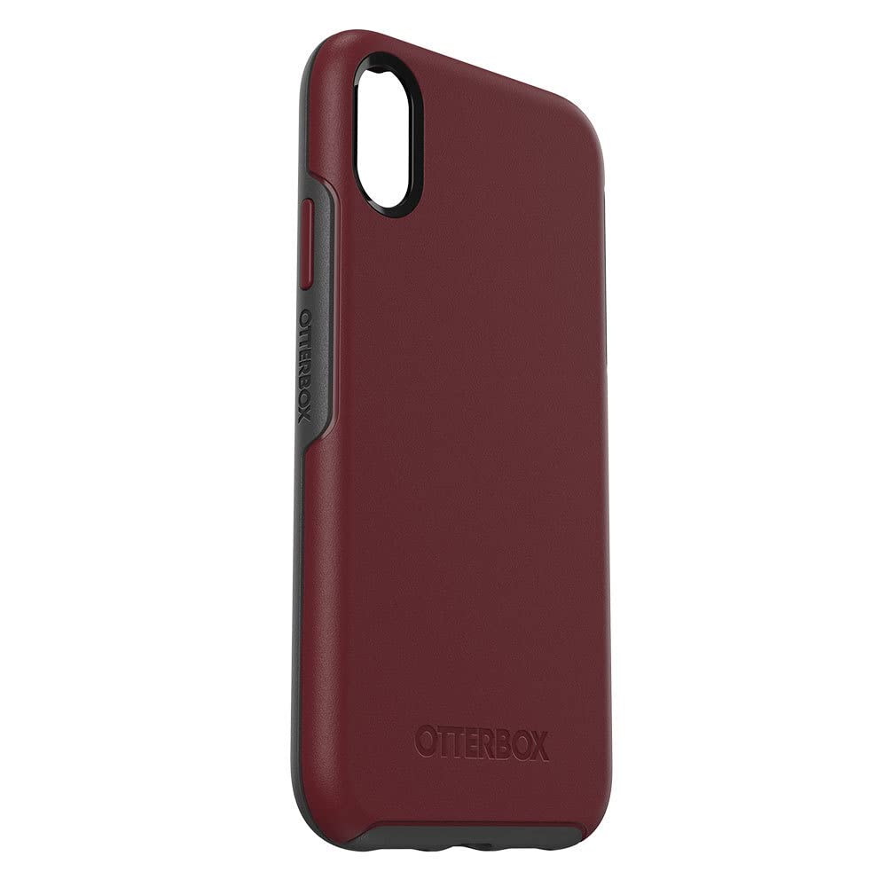 Otterbox Symmetry Series Case For Iphone Xr   Retail Packaging   Fine Port (Cordovan/Slate Grey)