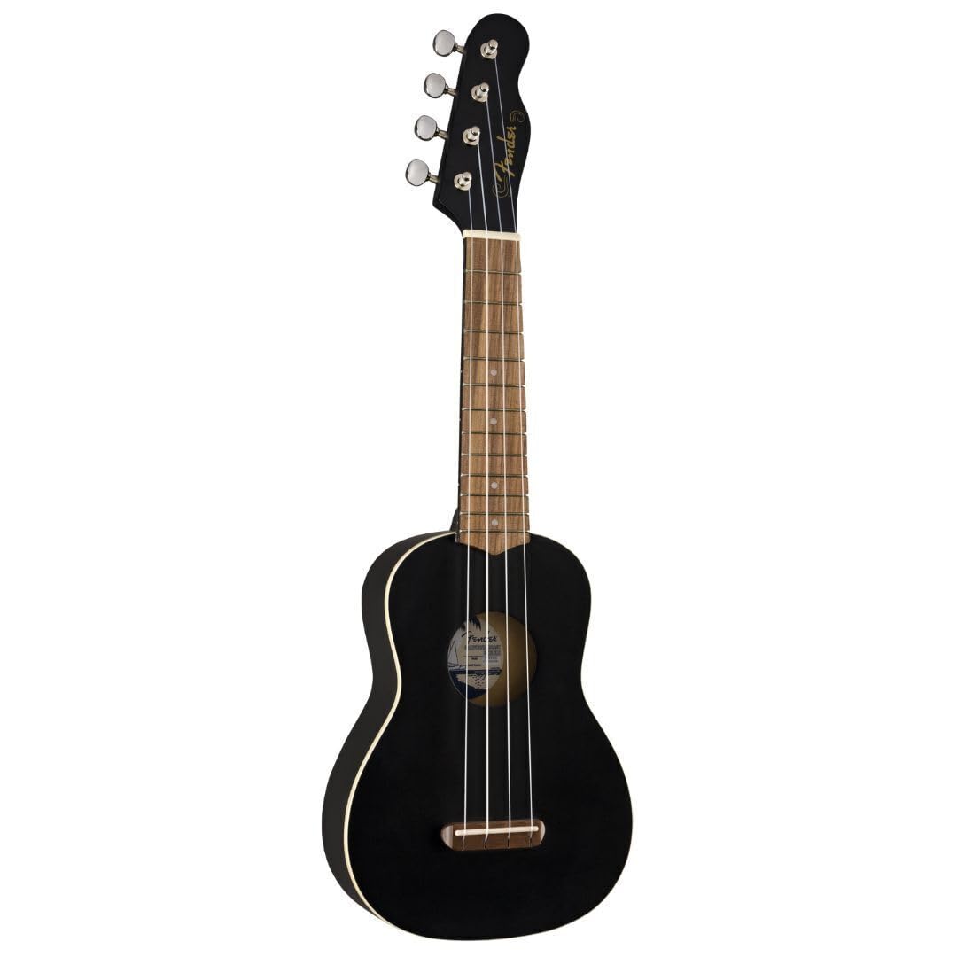 Fender Venice Soprano Ukulele, Black