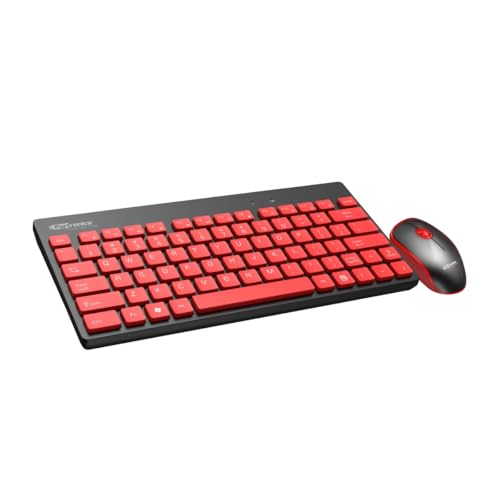 Portronics Key2 Combo Wireless Keyboard And Mouse Set, With 2.4 Ghz Usb Receiver, Silent Keystrokes, 1200 Dpi Optical Tracking, 