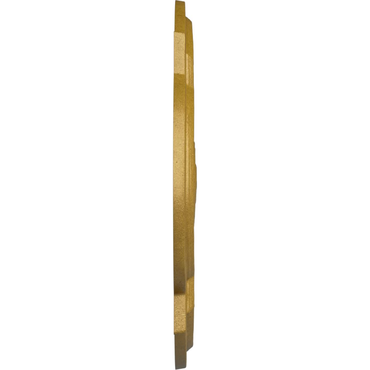 Ekena Millwork Cm21Wapgs Waltz Ceiling Medallion, 21 1/4''W X 17 3/8''H X 1''P, Hand Painted Pharaohs Gold