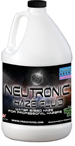 Froggys Fog Neutronic Haze Fluid, Specially Formulated Water-Based Hazer Fluid, 1 Gallon