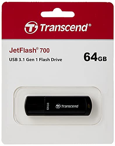 Transcend 64Gb Jetflash 700 Usb 3.1 Flash Drive (Ts64Gjf700)