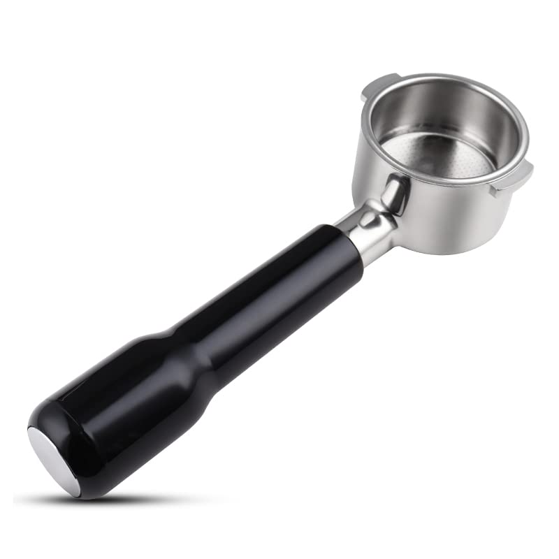 51Mm Portafilter For Delonghi Ecp3420/Ec155/Bco430/Ec260, 51Mm Bottomless Portafilter 2 Ears, Stainless Steel Replacement Parts 