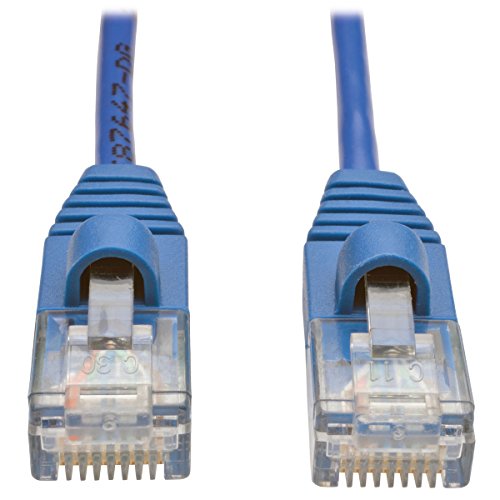 Tripp Lite Cat5E Snagless Molded Slim Utp Patch Cable (M/M), Rj45, Blue, 4 Ft. (N001 S04 Bl)