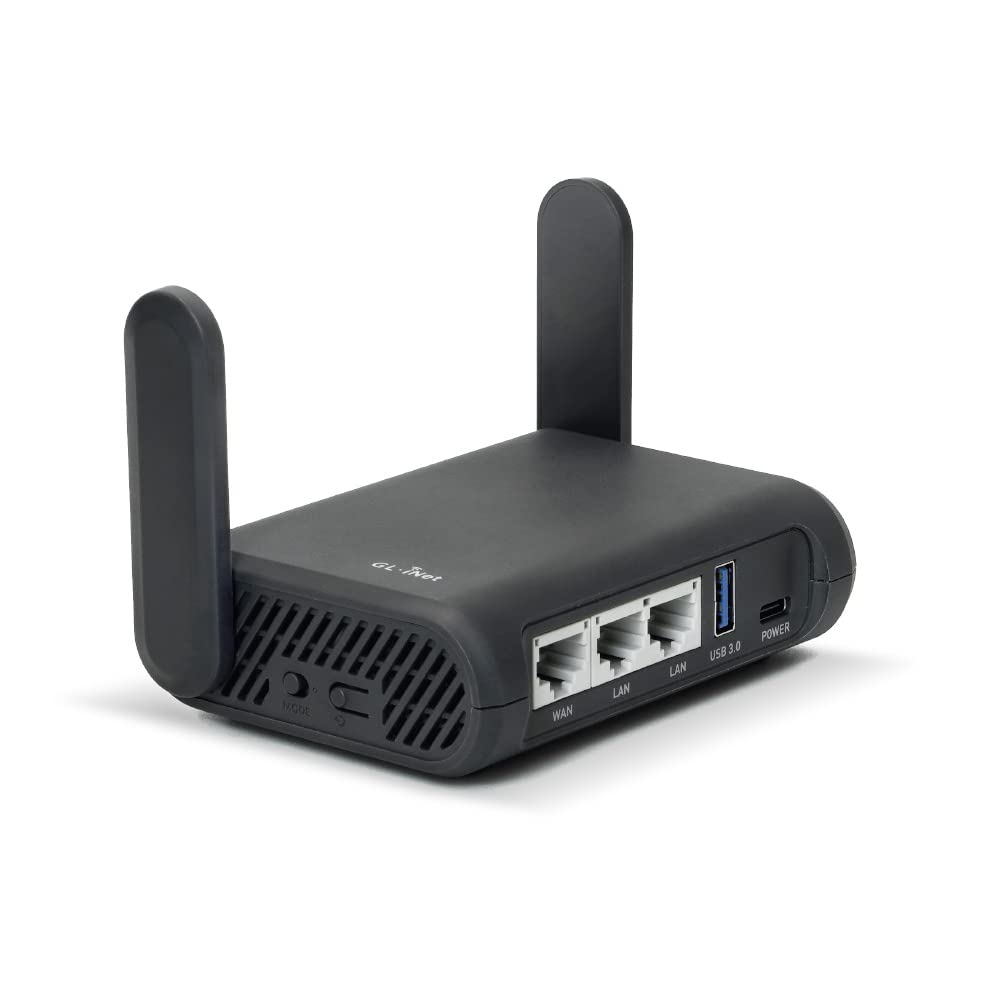 Glinet Gl A1300 (Slate Plus) Wireless Vpn Encrypted Travel Router  Easy To Setup, Connect To Hotel Wifi & Captive Portal, Phone