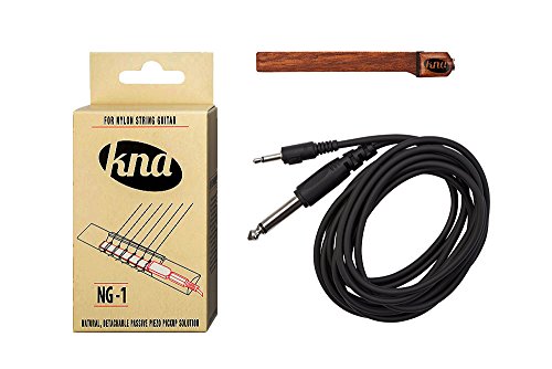 Kna Pickups, 18 To 14 Instrument Cable Portable Piezo Nylon String Guitar Pickup (Ng 1)
